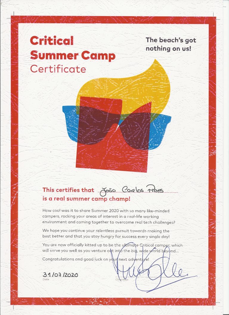 Critical Summer Camper