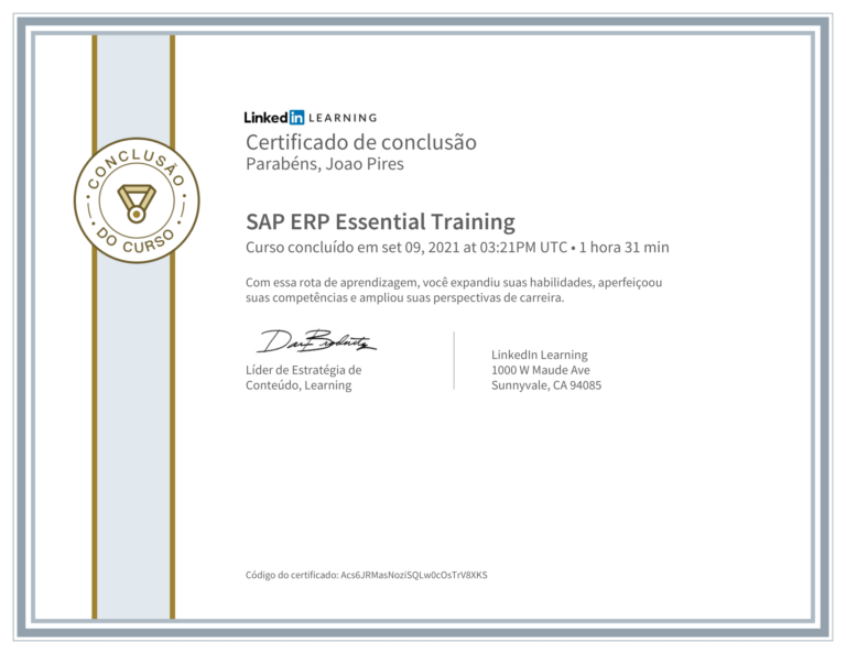 SAP ERP Essential Training